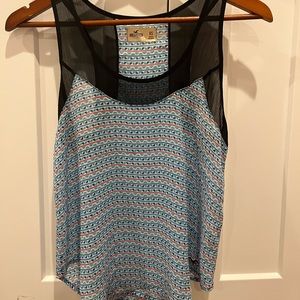 HOLLISTER semi sheer tanktop